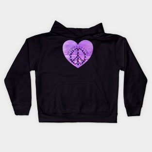 All I Need is Love and Peace Kids Hoodie